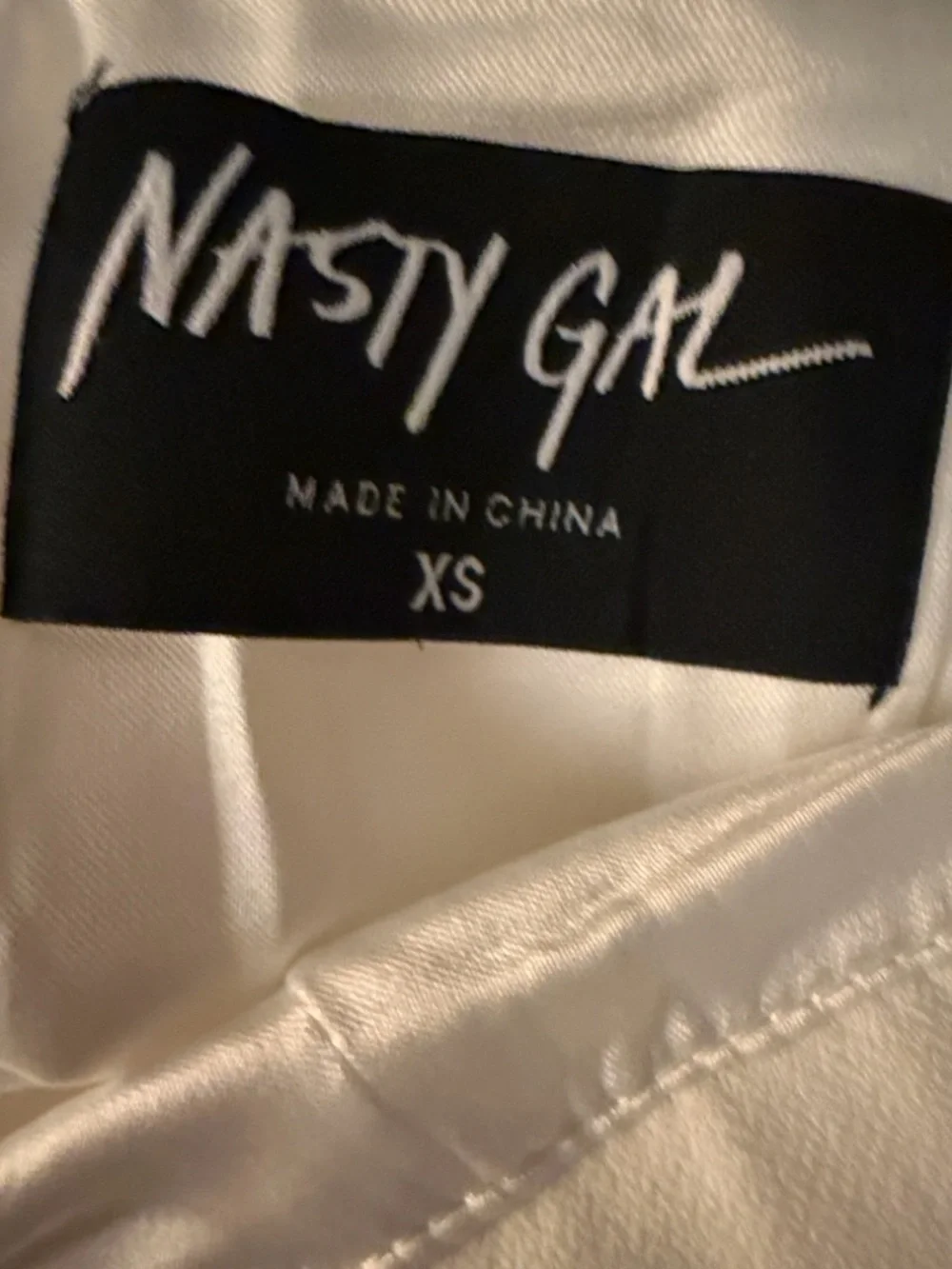 Nasty Gal White Halter Jumpsuit. - Picture 8 of 8